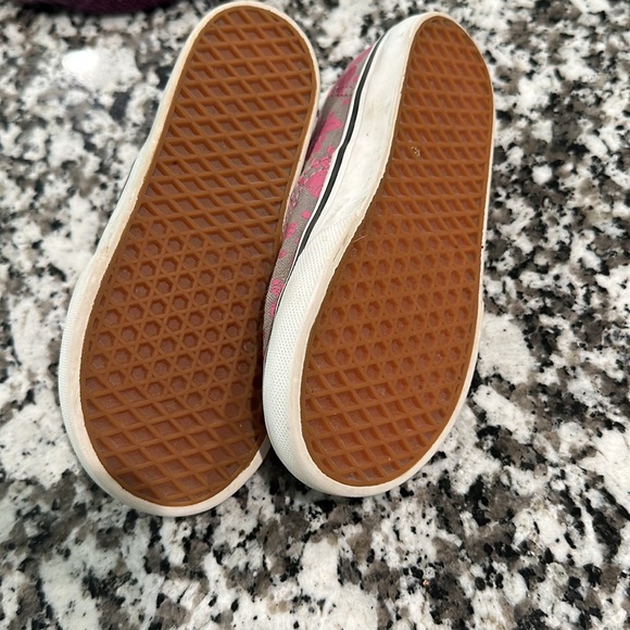 Pink and gray flower vans - Picture 6 of 6